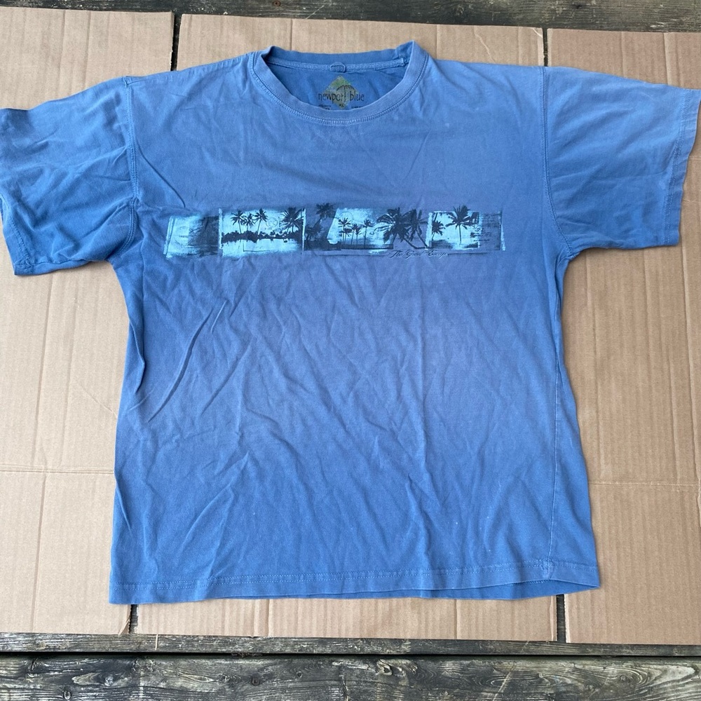 Vintage Newport Blue T-shirt in blue
